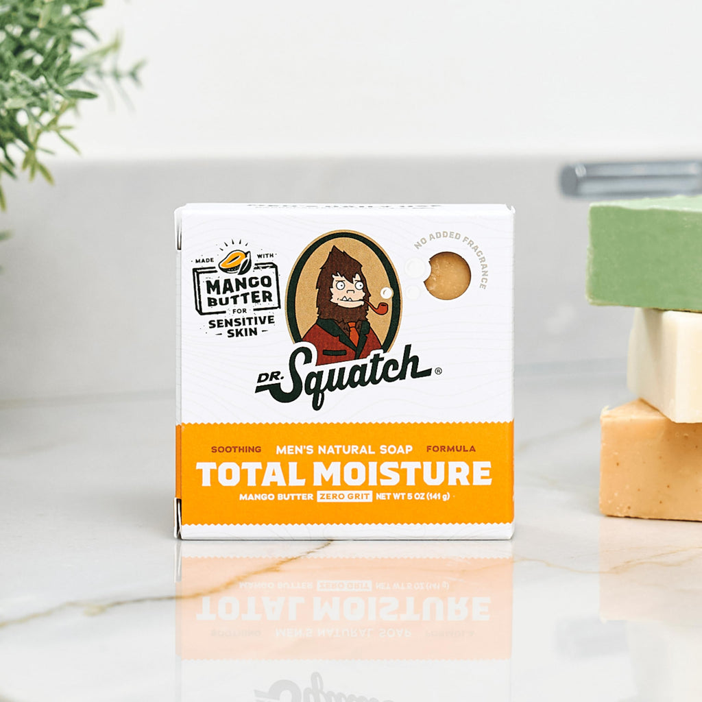 Dr. Squatch Natural Men’s Bar Soap - Cold Process Body Soap Bar with Natural Oils - Gifts for Men - Coconut Castaway, Fresh Falls & Cool Fresh Aloe (5 oz, 3-Pack)